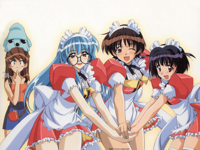 Anime girls dresses hats posing free wallpaper - medium preview image