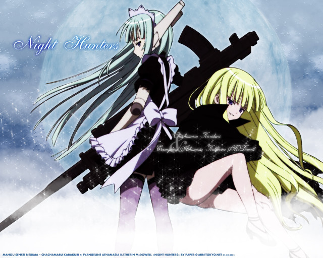 Moonlit snow neo romantic girls free wallpaper - medium preview image