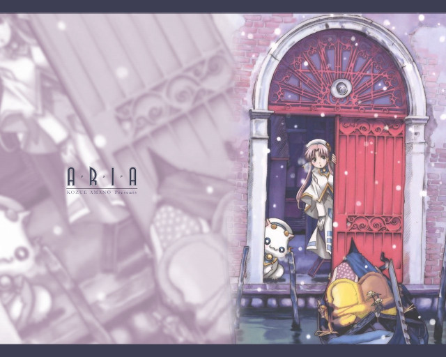 Red door girl dog cat free wallpaper - medium preview image