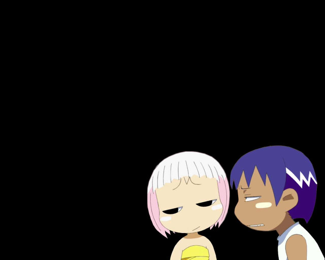 Anime characters dark cellphone camera free wallpaper - medium preview image