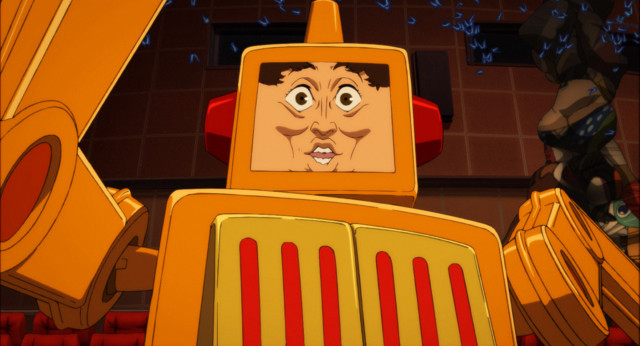 Cartoon character big robot red free wallpaper - medium preview image