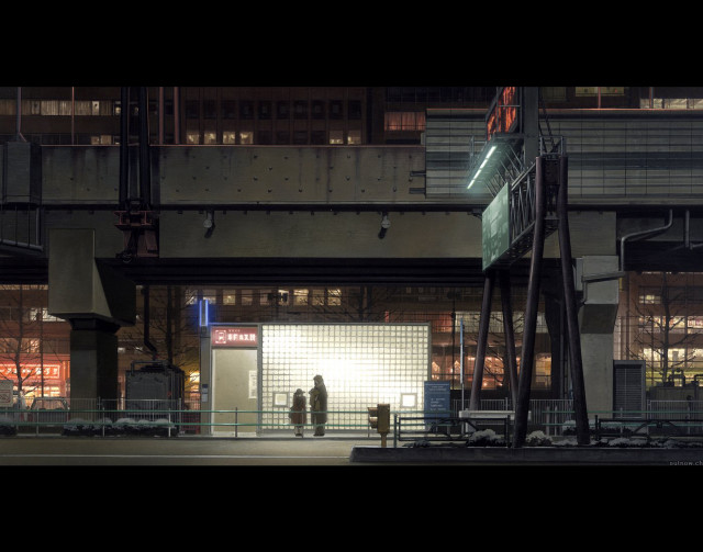 Night cityscape tokyo architecture street free wallpaper - medium preview image