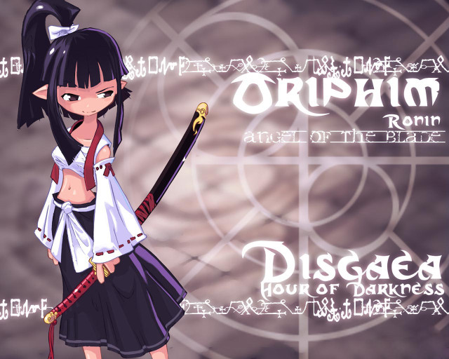 Girl sword name tag wall free wallpaper - medium preview image