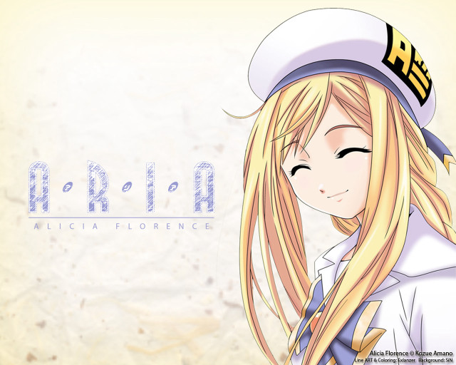 Blonde anime sailor portrait aria free wallpaper - medium preview image