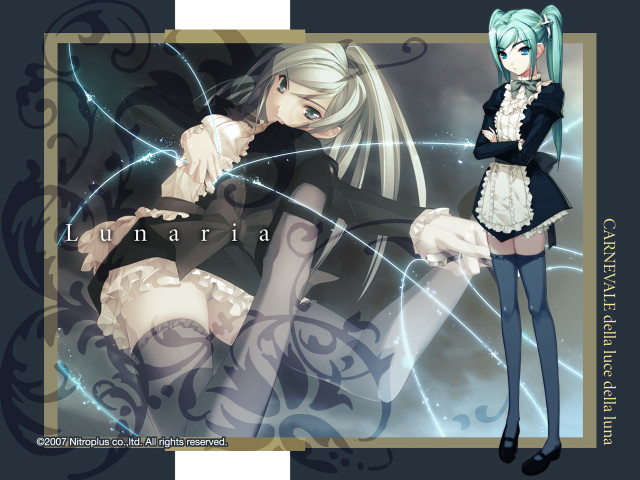 Gothic characters two girls maid free wallpaper - medium preview image