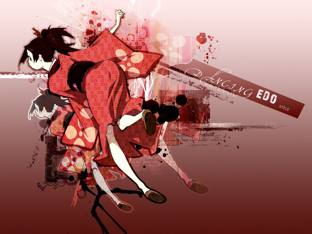 Woman red dress tennis racquet free wallpaper - medium preview image