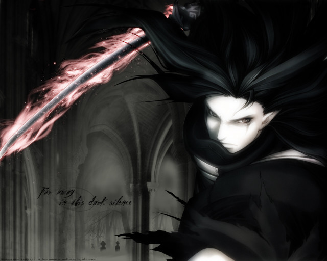 Gothic fantasy armor sword demon free wallpaper - medium preview image