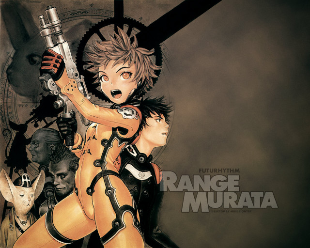 Woman gun dark room clock free wallpaper for desktop - medium preview image