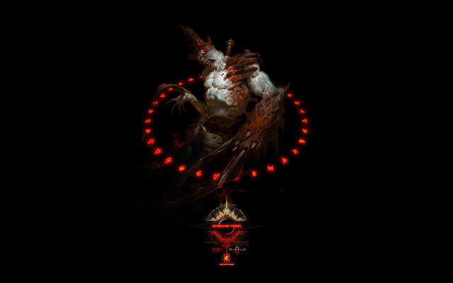 Demonic creature bloody face bloody free wallpaper - medium preview image