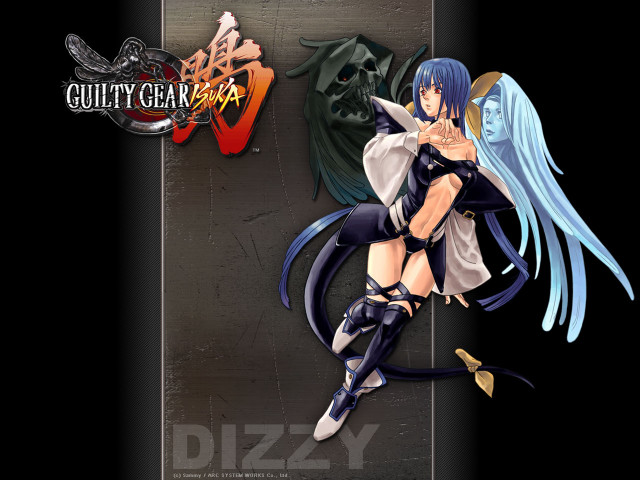 Blue haired girl sword demon free wallpaper - medium preview image