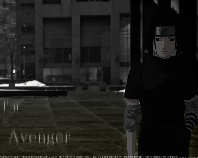 Man sword building anime watermark free wallpaper - medium preview image