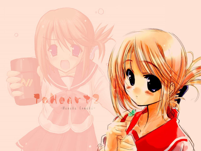 Chizuko yoshida anime girls coffee free wallpaper - medium preview image