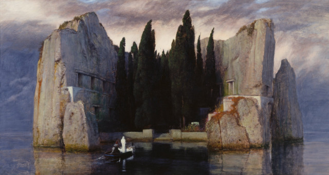 Boat water trees background rock free wallpaper - medium preview image
