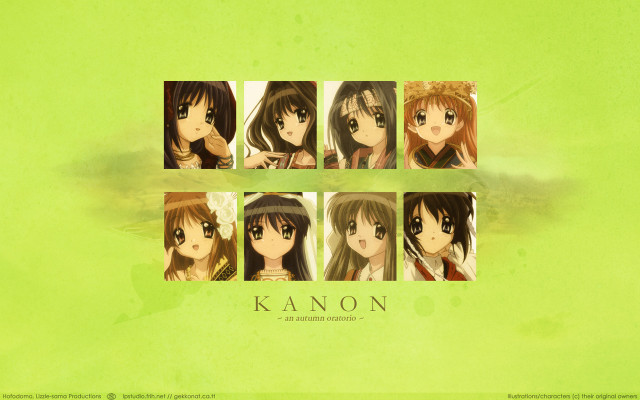 Anime girls kanon rayonism kyoto free wallpaper - medium preview image