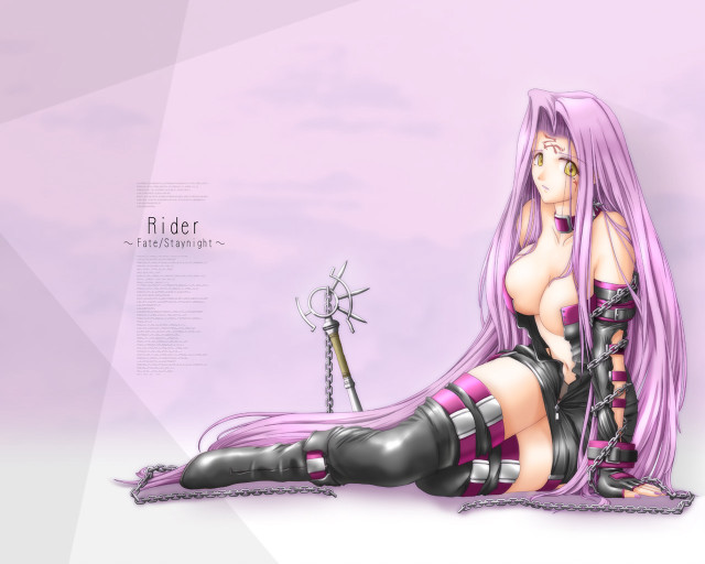 Purple haired woman sitting boot free wallpaper - medium preview image