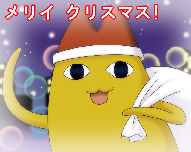 Cartoon santa hat napkin bubbles free wallpaper - medium preview image