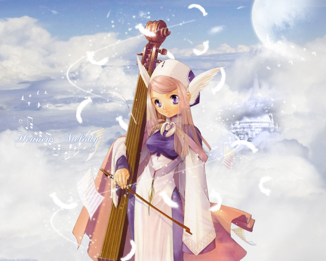 Woman white dress angel wings #2 free wallpaper - medium preview image