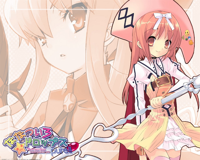 Girl sword hat anime background free wallpaper - medium preview image