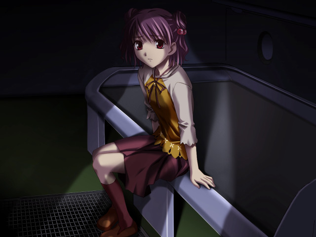 Aya goda portrait sitting neo free wallpaper - medium preview image