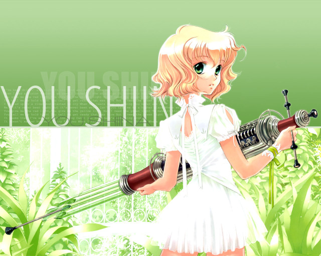 Alice prin girl gun flower free wallpaper - medium preview image
