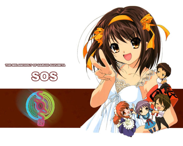 Girl white dress yellow bow free wallpaper - medium preview image