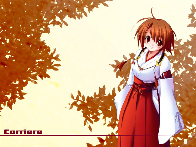 Woman red white dress knife free wallpaper - medium preview image