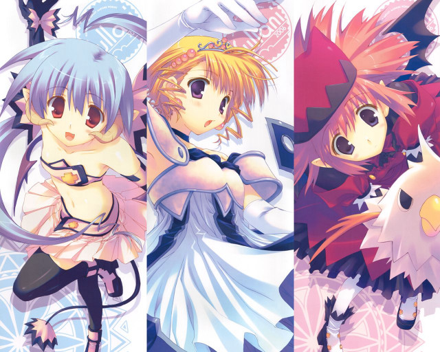 Anime characters bird demon wings free wallpaper - medium preview image