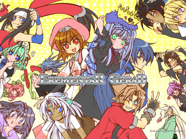 Anime characters hats dresses multicolor free wallpaper - medium preview image