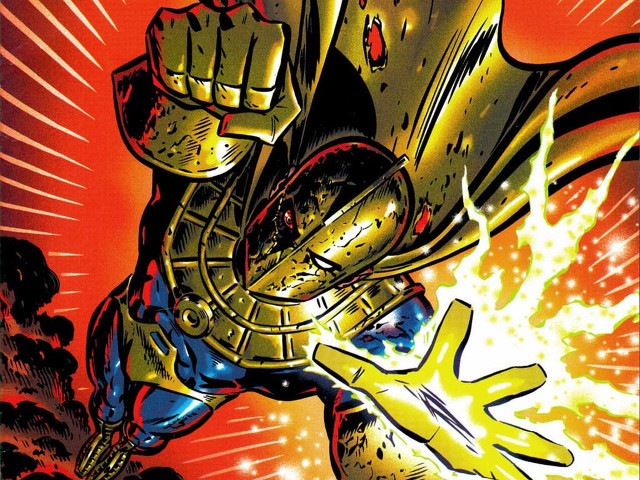 Comic character fist helmet superhero free wallpaper - medium preview image