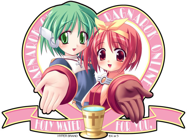 Valentine animegirls coffee banner lycoart free wallpaper - medium preview image