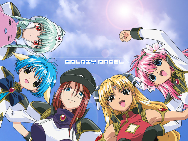 Anime girls blue sky pig #2 free wallpaper for desktop - medium preview image