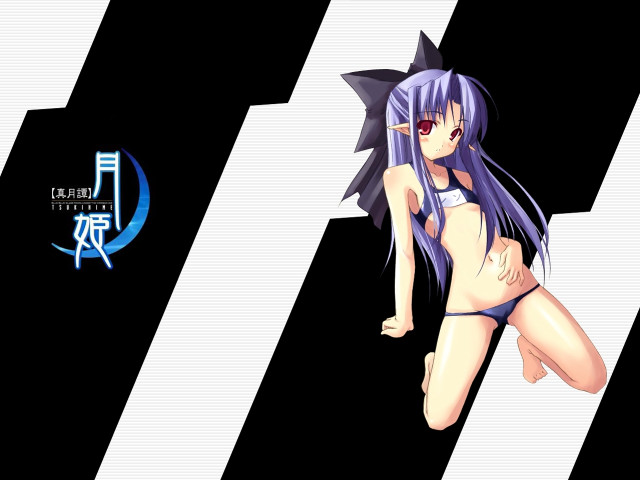 Eizan kikukawa bikini anime blue free wallpaper - medium preview image