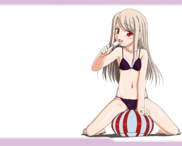 Girl bikini ball anime illyasviel free wallpaper - medium preview image