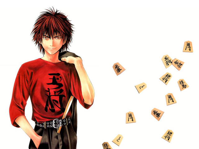 Red shirt man dice falling free wallpaper - medium preview image