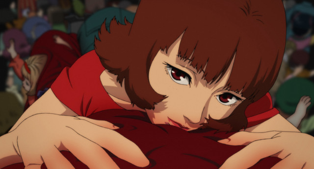 Red haired woman surprised indoors free wallpaper - medium preview image