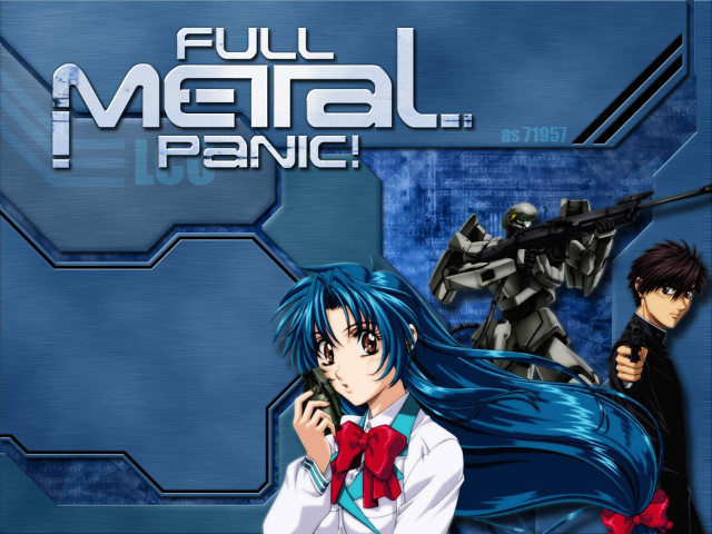 Anime bluehair gun mecha bow free wallpaper - medium preview image