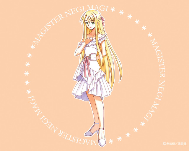Blonde girl star circle portrait free wallpaper - medium preview image