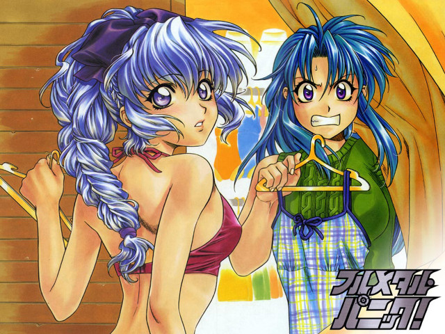 Anime couple mirror clock bikini free wallpaper - medium preview image