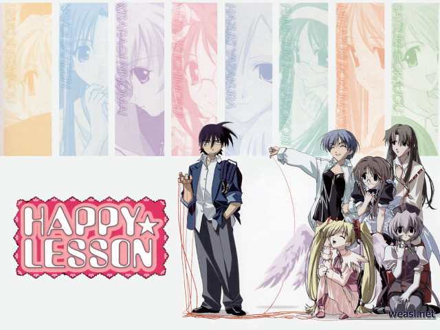 Anime group happy lesson rayonism free wallpaper - medium preview image