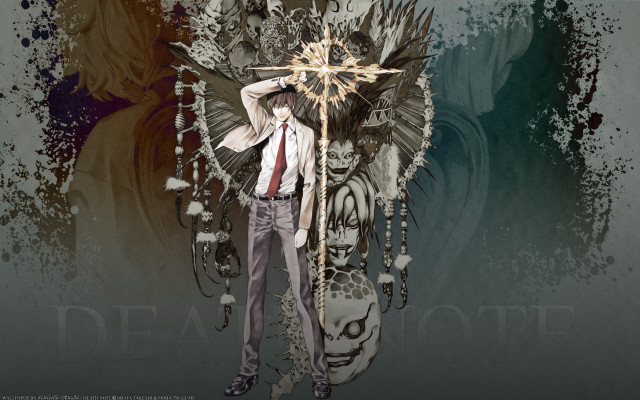 Man tie sword skull illusion free wallpaper - medium preview image
