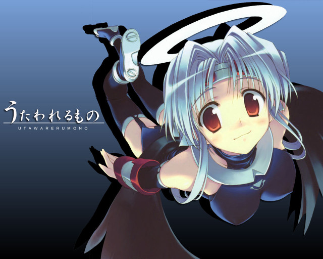 Anime sword whitehair blackoutfit rayonism free wallpaper - medium preview image