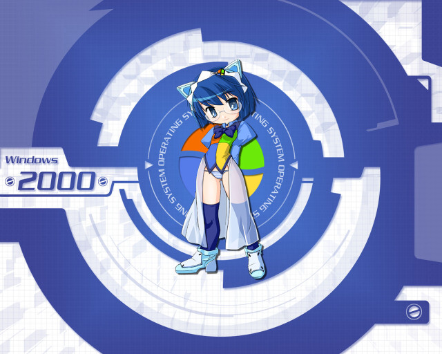Blue dress cat ears green free wallpaper - medium preview image