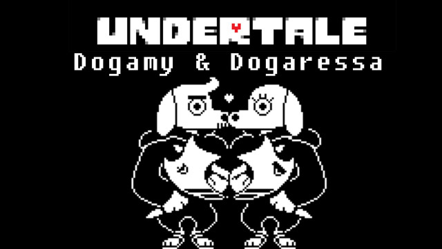Pixel art two dogs with free wallpaper - medium preview image