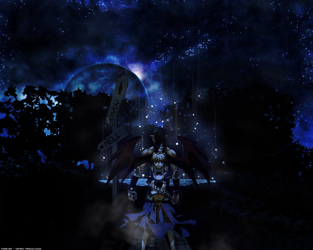 Dark fantasy gothic man bat free wallpaper - medium preview image