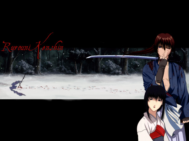 Snow swords anime ryougi kimono free wallpaper - medium preview image