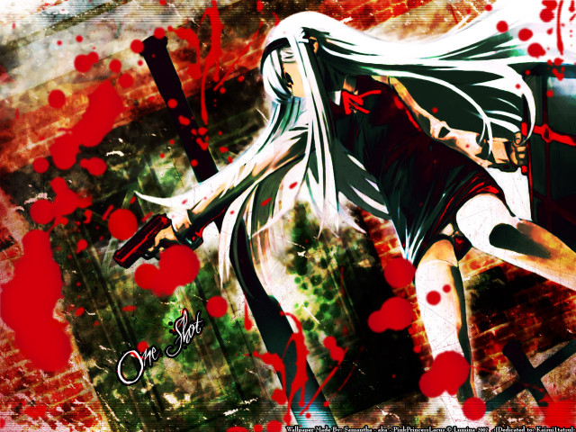Alice prin neoexpressionism blood splatter free wallpaper - medium preview image