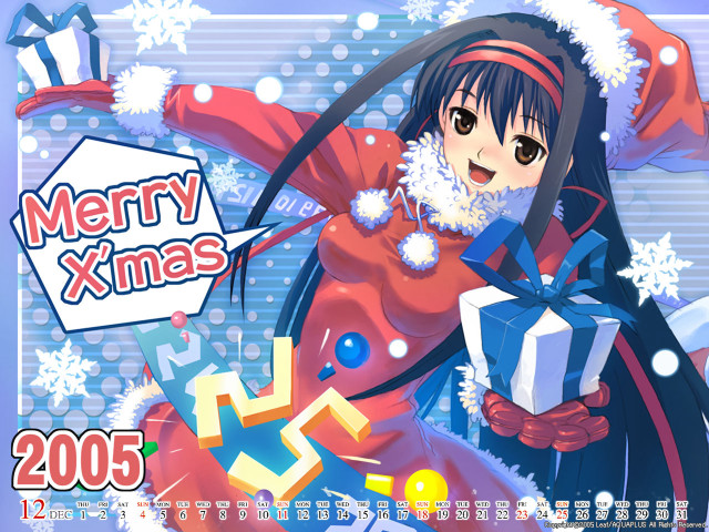 Santa hat woman christmas gift free wallpaper - medium preview image