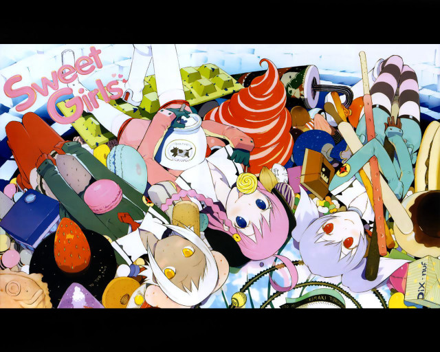 Cartoon children sweet sign food free wallpaper - medium preview image