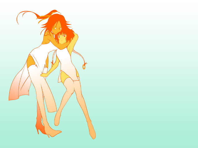 Woman girl white dress vorticism free wallpaper - medium preview image