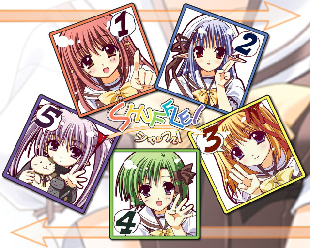 Anime group characters expressions colored free wallpaper - medium preview image